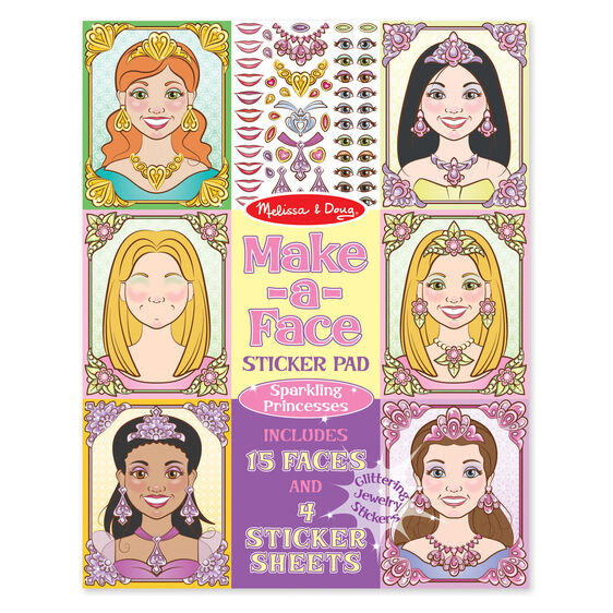 Make a face Sticker Princess