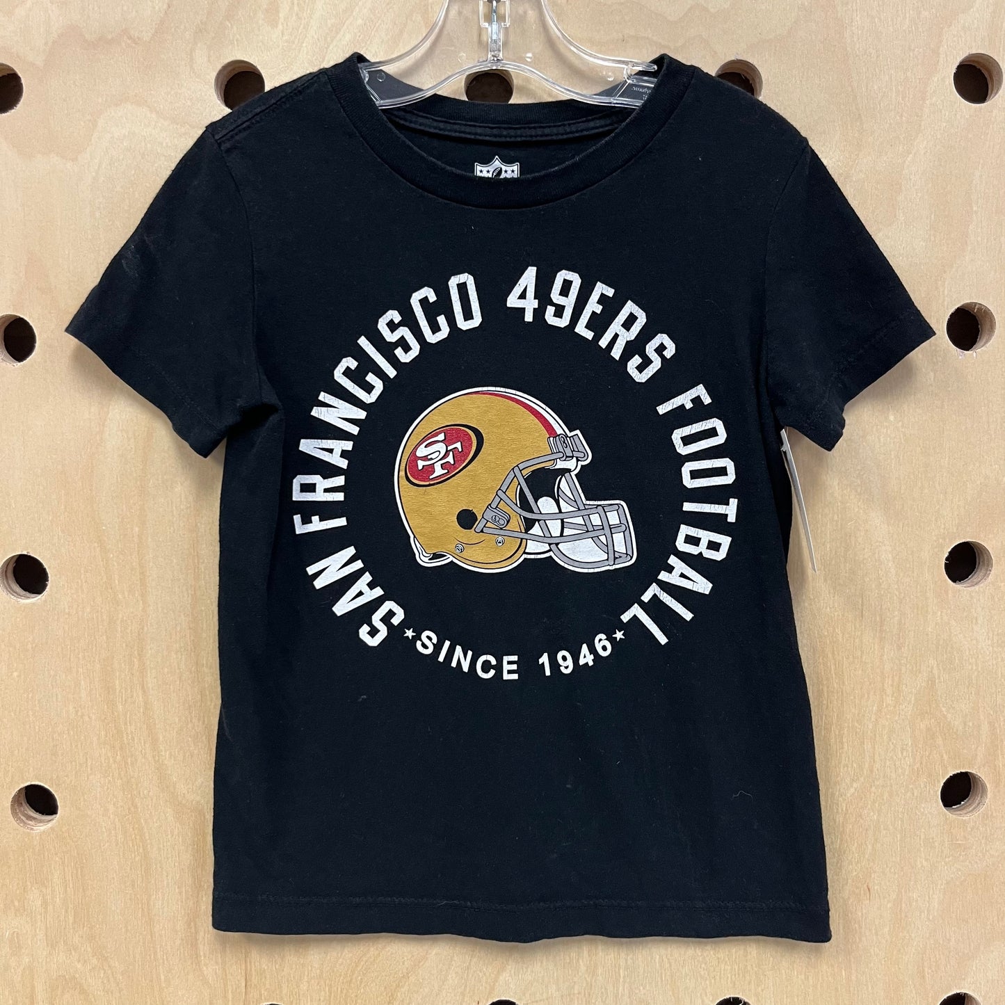 Black 49ers Tee