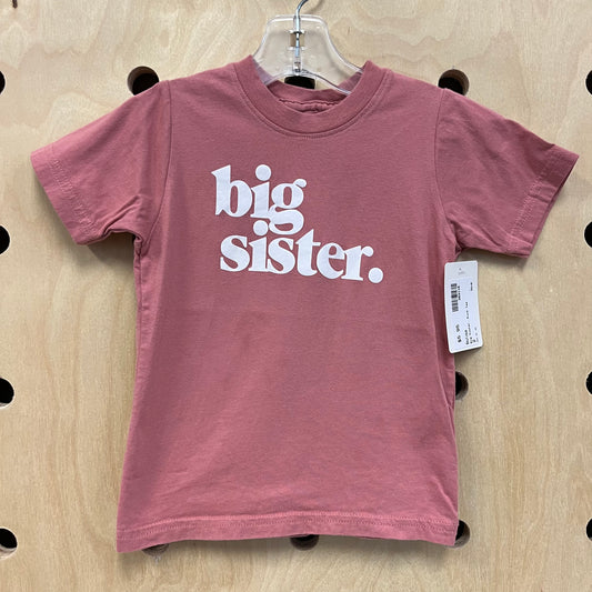 Big Sister. Pink Tee