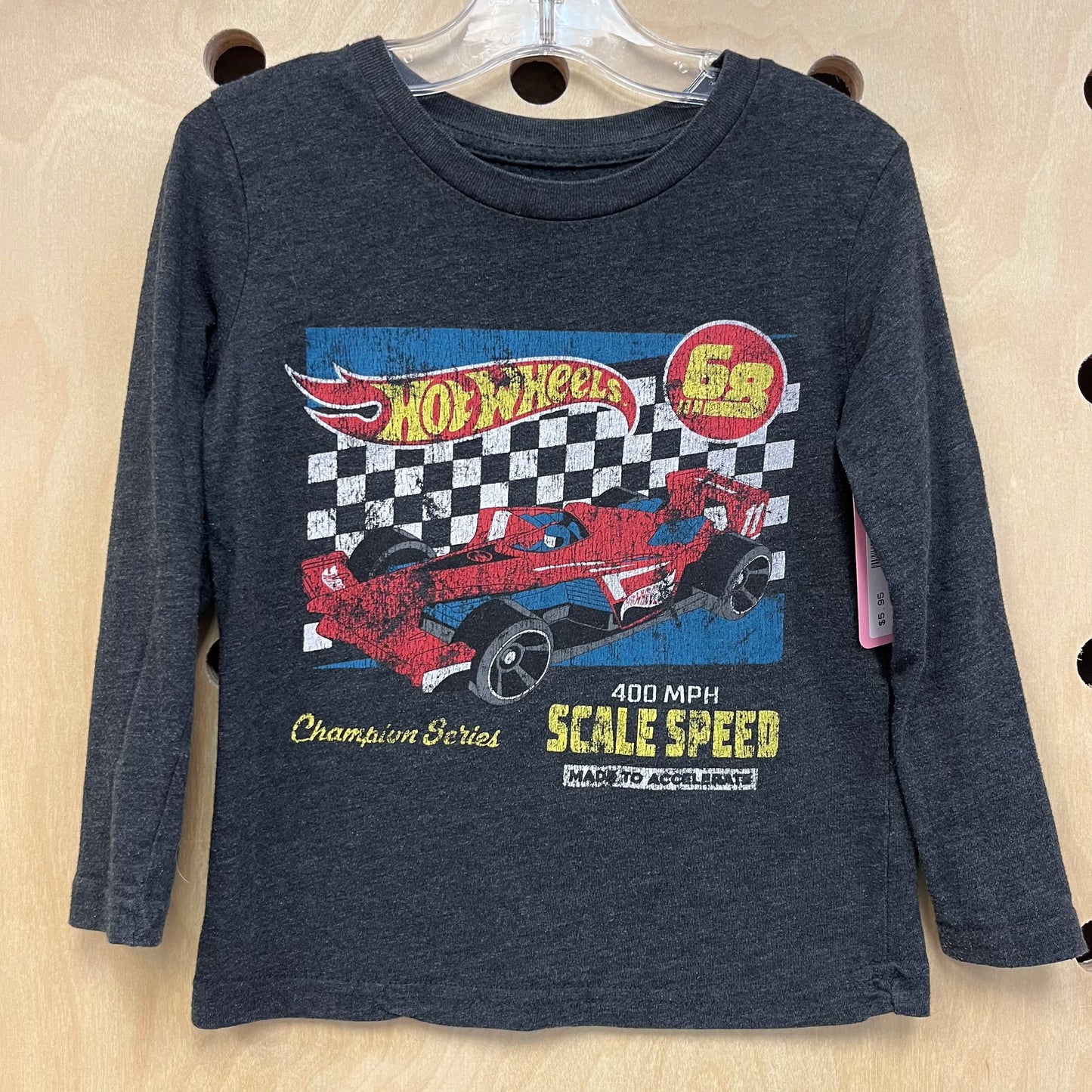 Grey Hot Wheels LS Tee