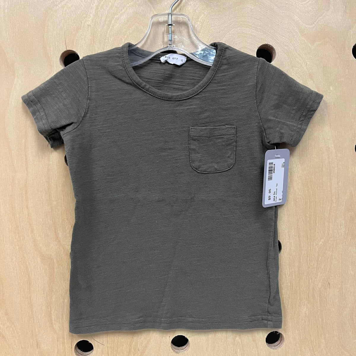 Green Pocket Tee