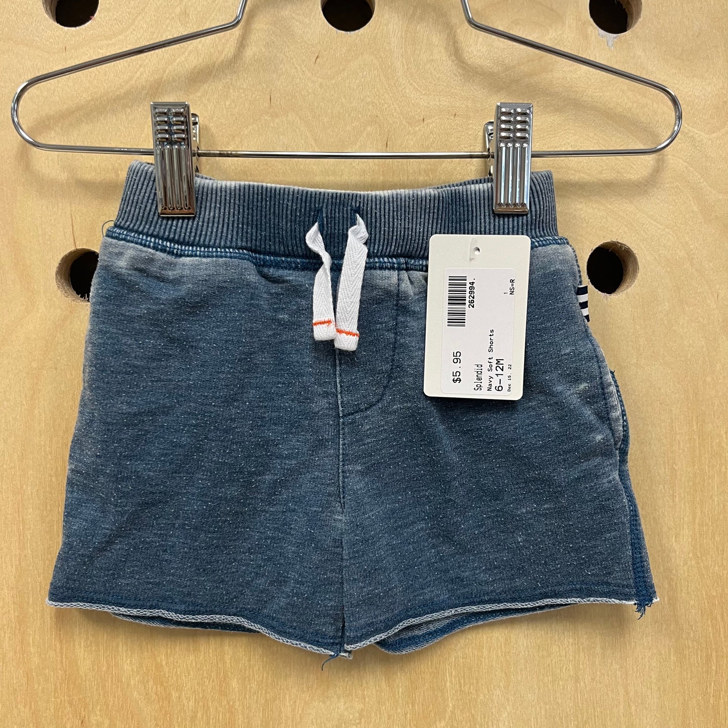 Navy Soft Shorts