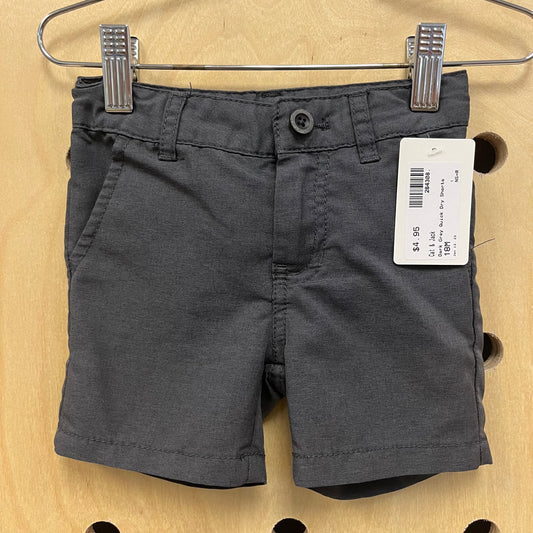 Dark Grey Quick Dry Shorts