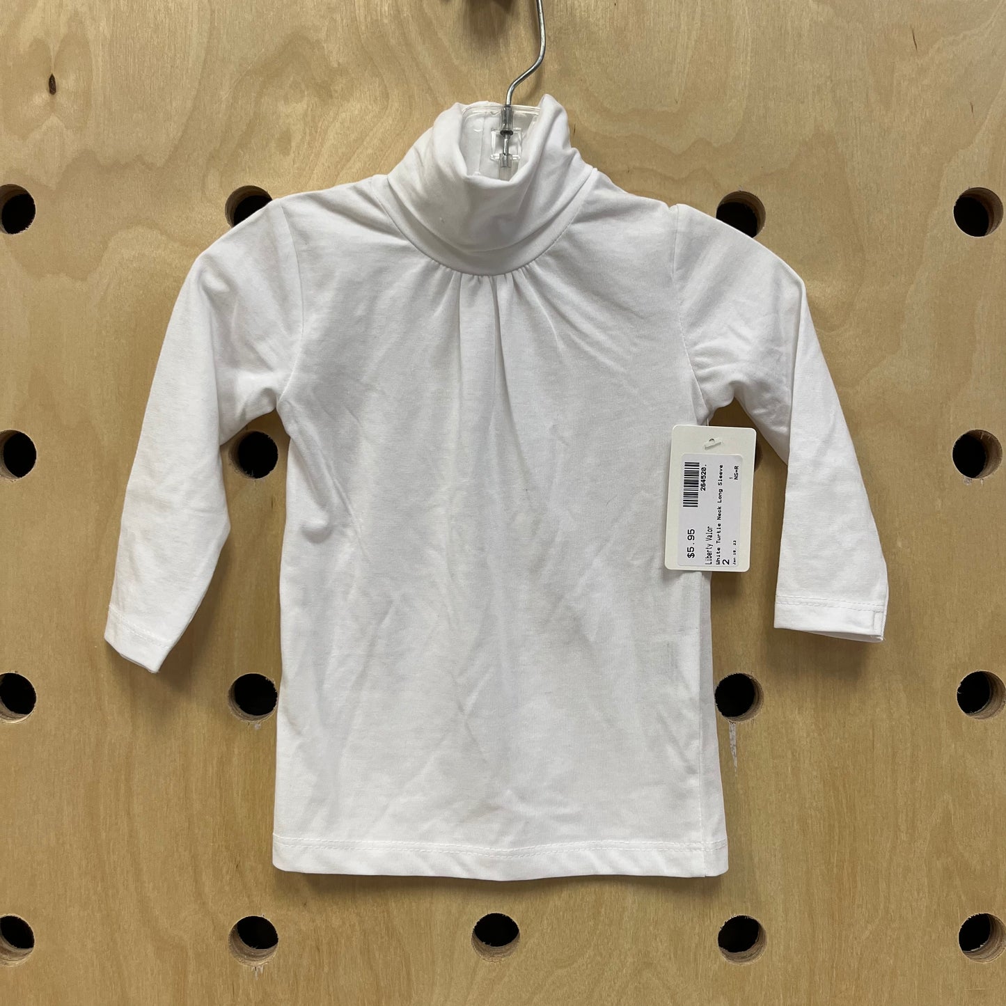 White Turtleneck Long Sleeve