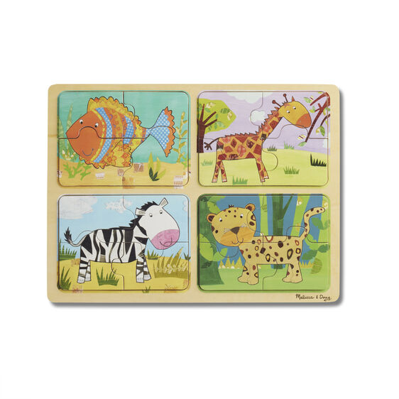 Animal Patterns Wooden Puzzle