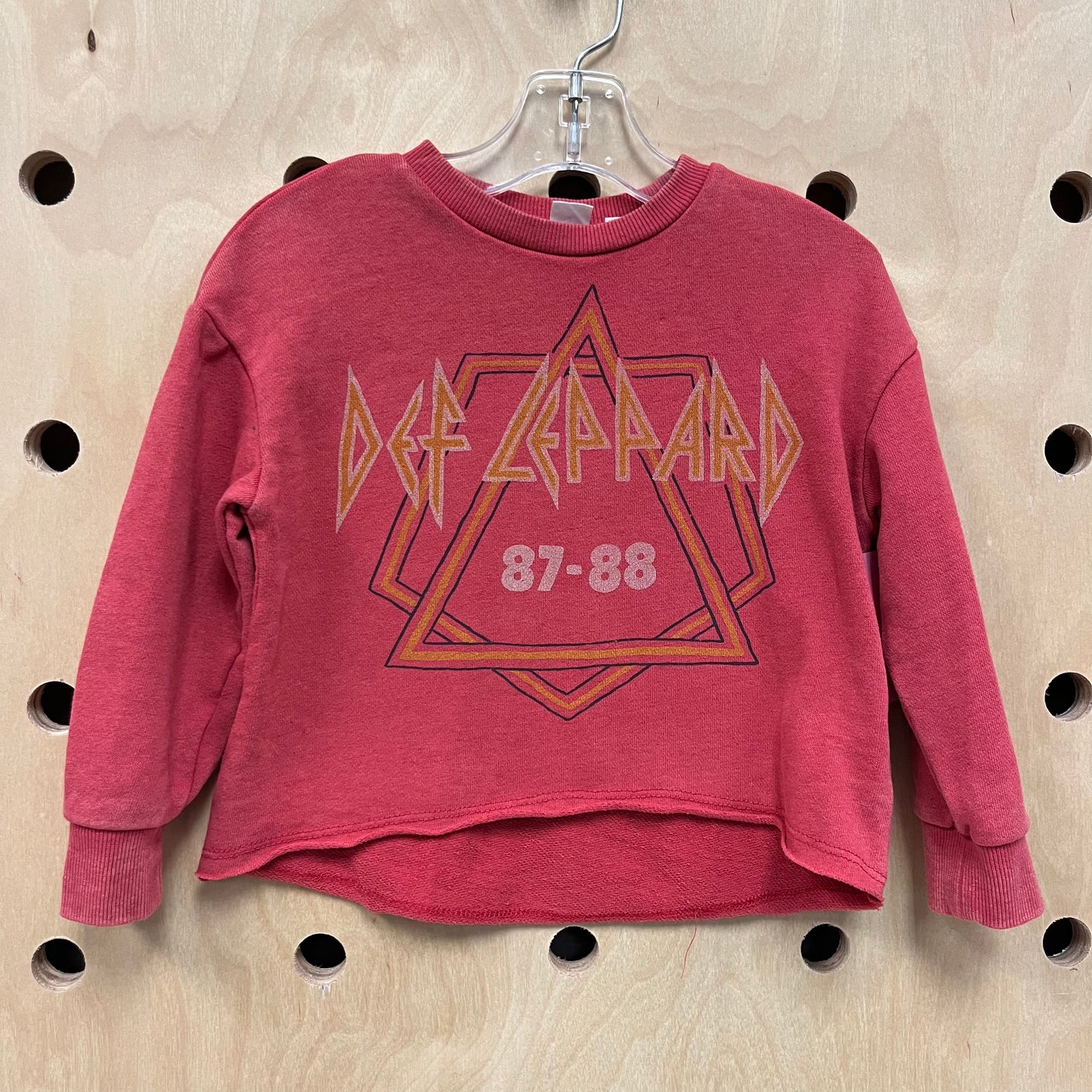 Def Leppard Cropped Crewneck