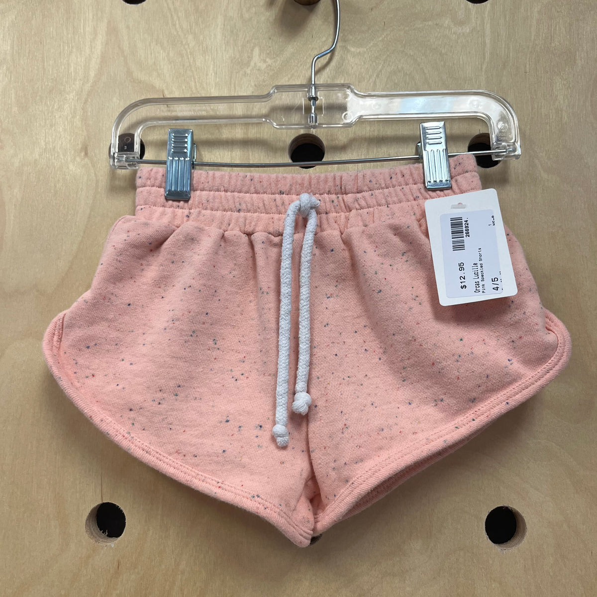 Pink Speckled Shorts
