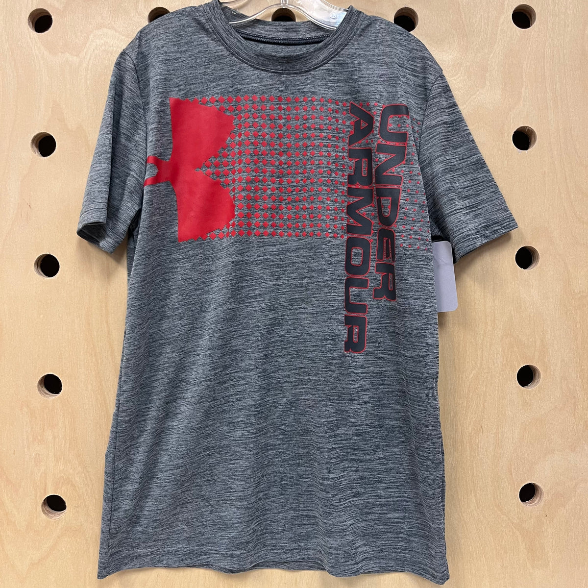 Grey & Red Heat Gear Tee