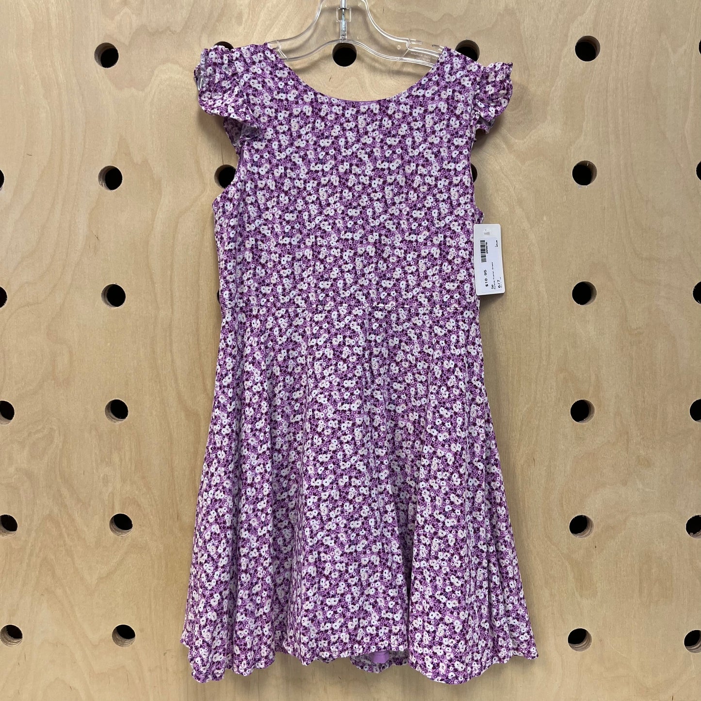 Purple Floral Dress