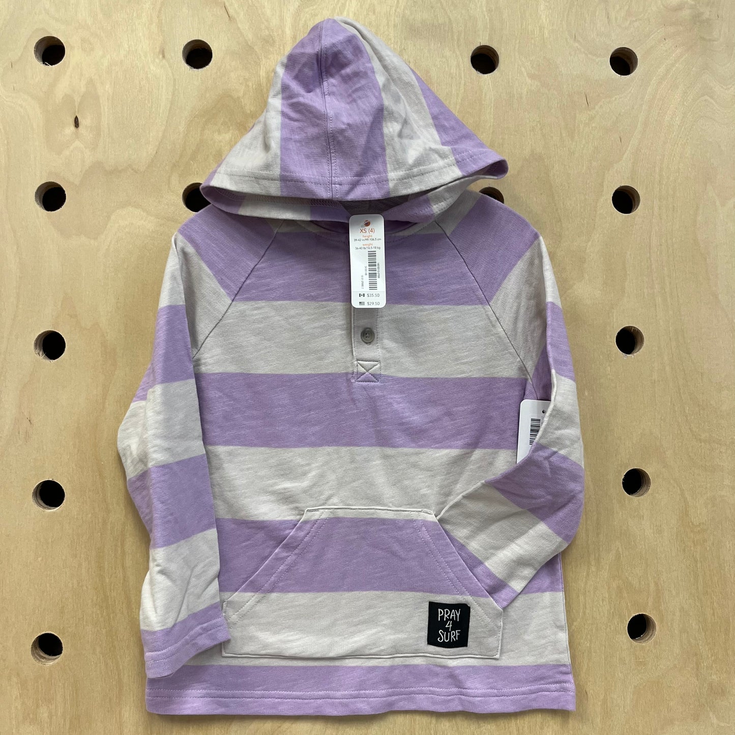 Pray for Surf Hoodie Tee NEW!
