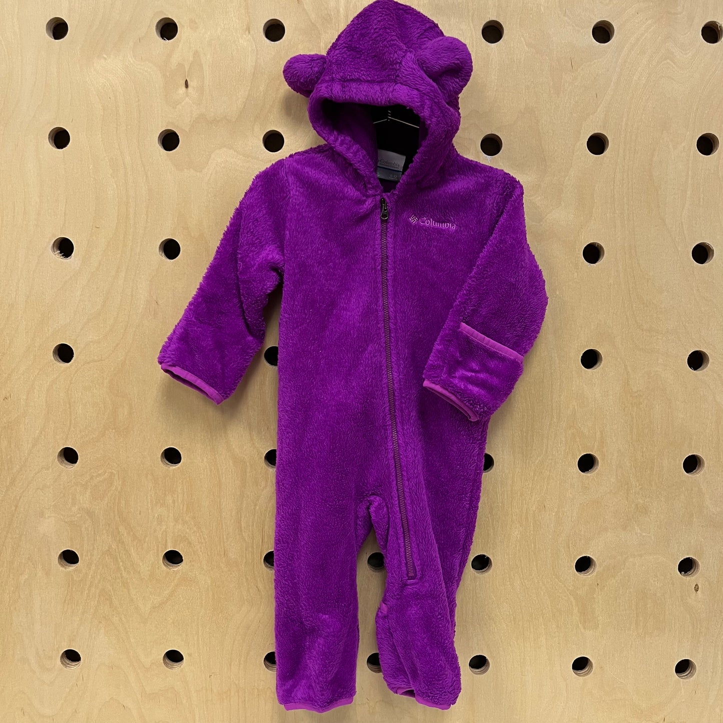 Tiny Bear Purple Bunting