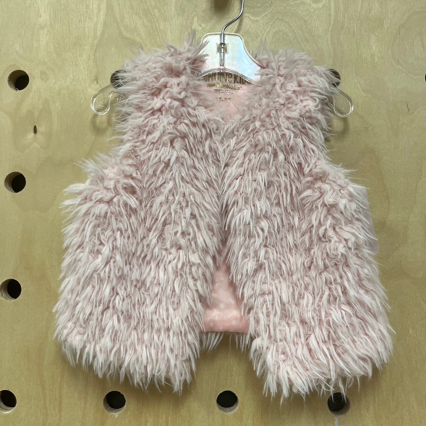 Pink Fuzzy Vest