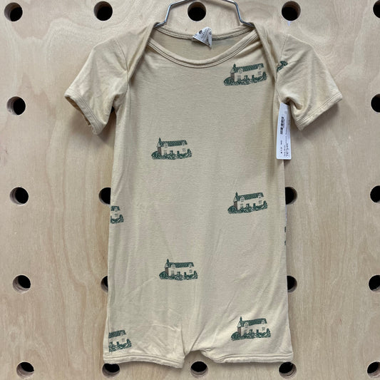 Bamboo Farmhouse Romper