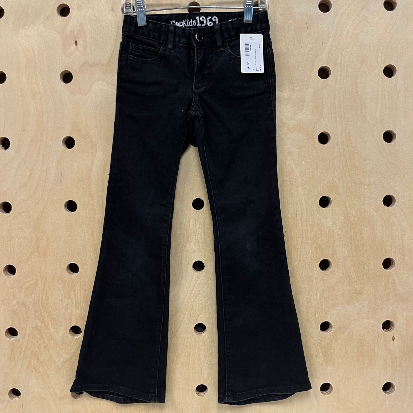 Black Skinny Flare Denim