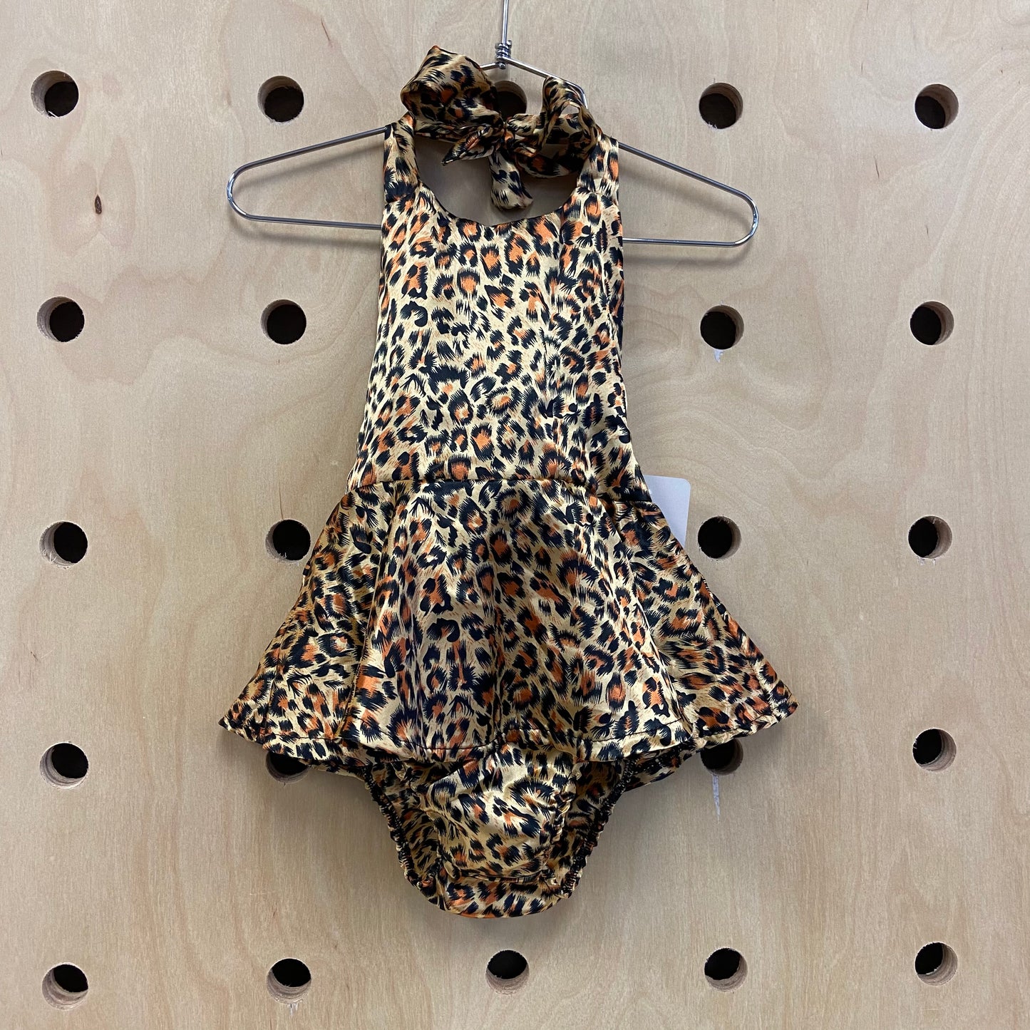 Animal Print Silky Romper