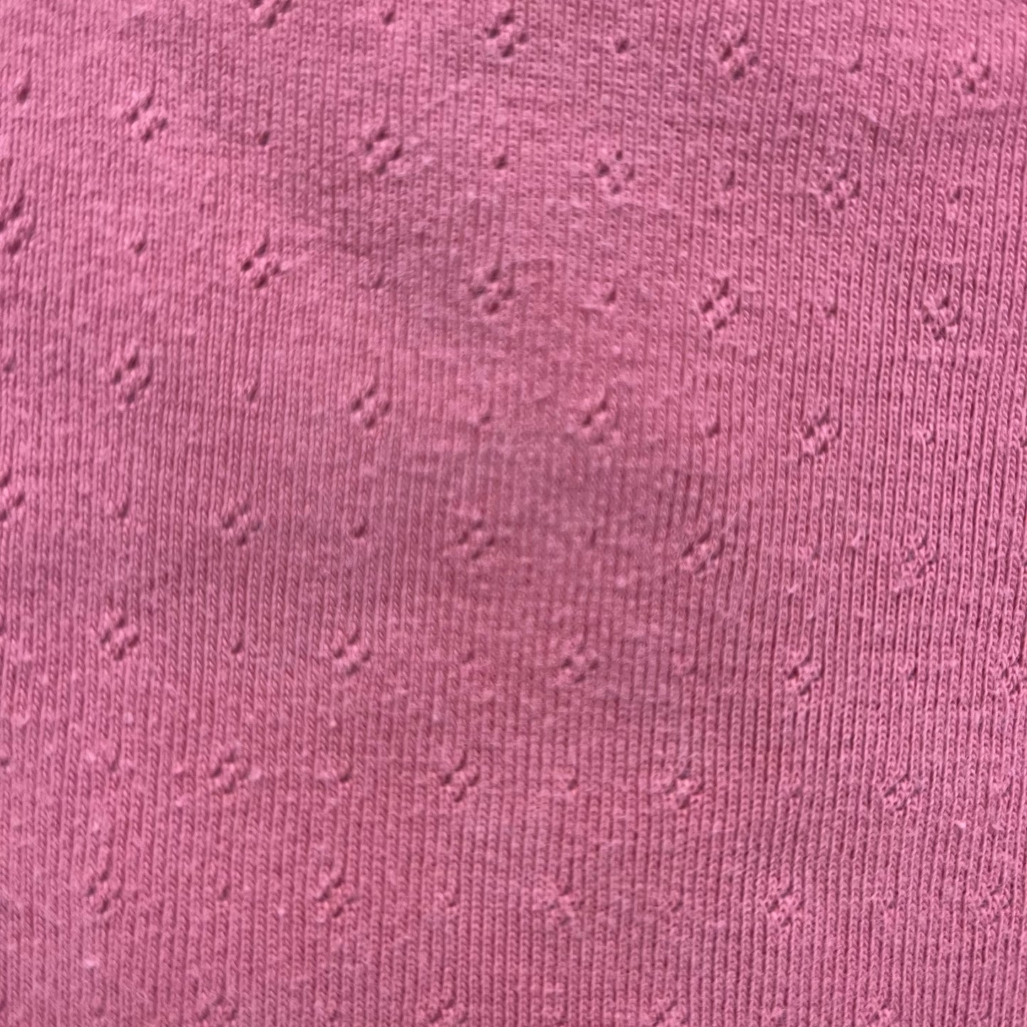 Pink Eyelet Top
