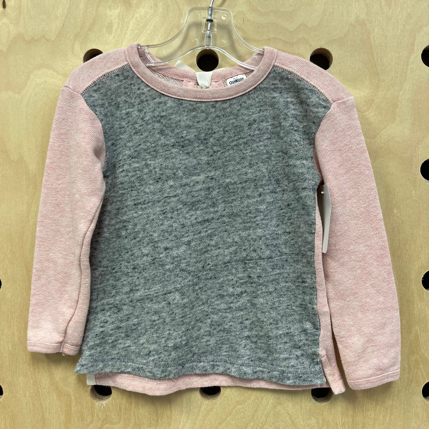 Pink + Grey LS Top