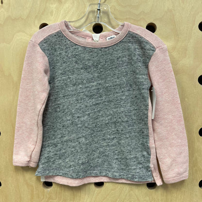 Pink + Grey LS Top