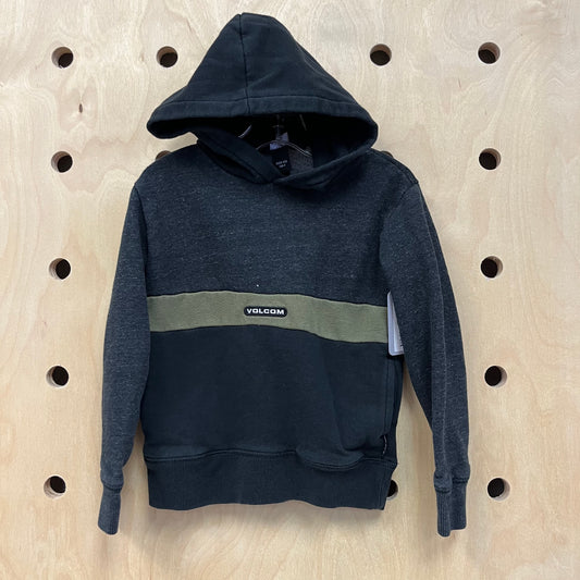 Black & Green Hoodie Pullover