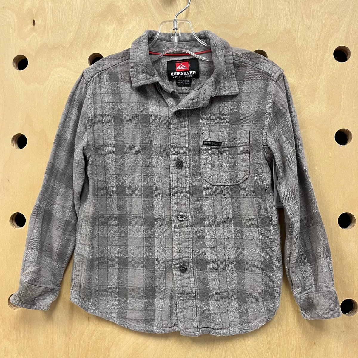 Grey Plaid Flannel