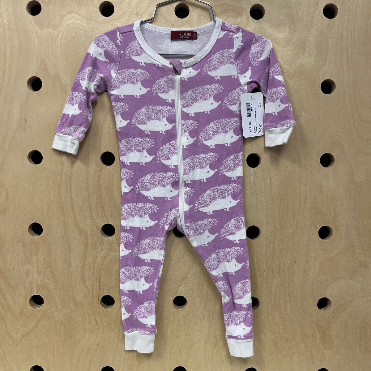 Lavender Organic Hedgehog Zippy