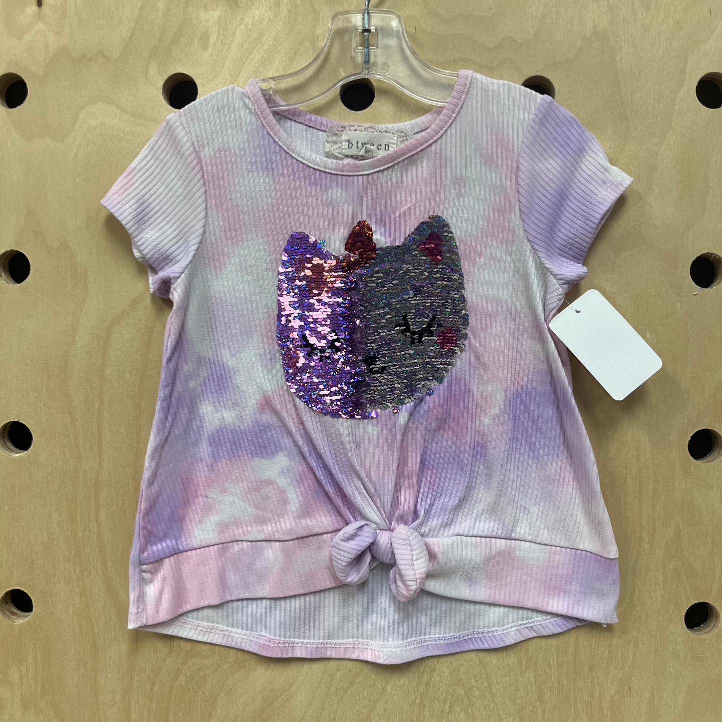 Tie Dye Kittycorn Sequins Top