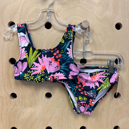 Blue Floral 2pc. Swimsuit
