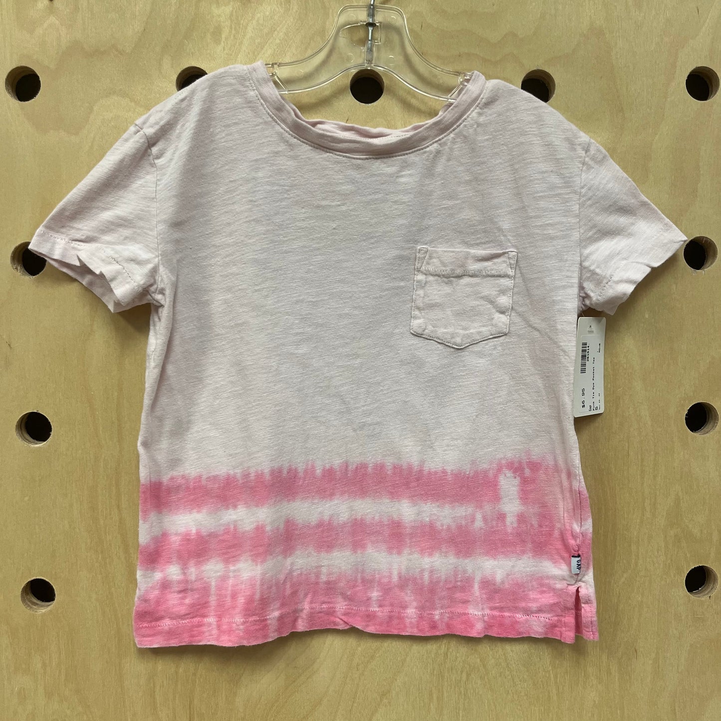 Pink Tie Dye Pocket Tee