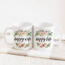 Happy Wife Happy Life Mug