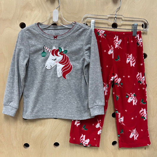 Unicorn Fleece Holiday Pajamas