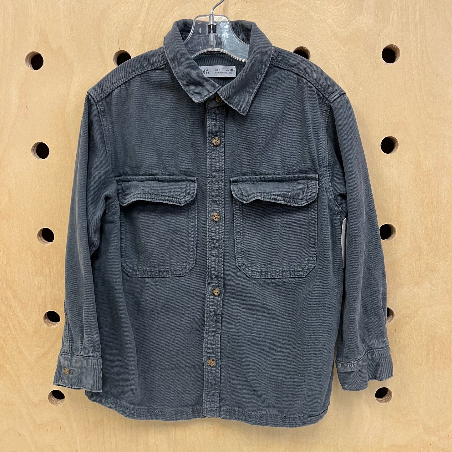 Grey Skater Shacket