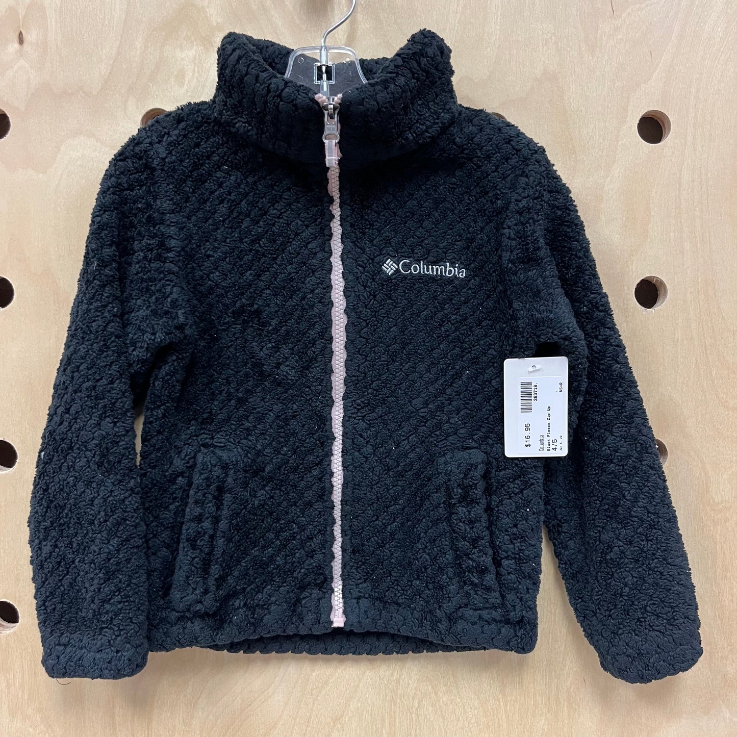Black Fleece Zip Up
