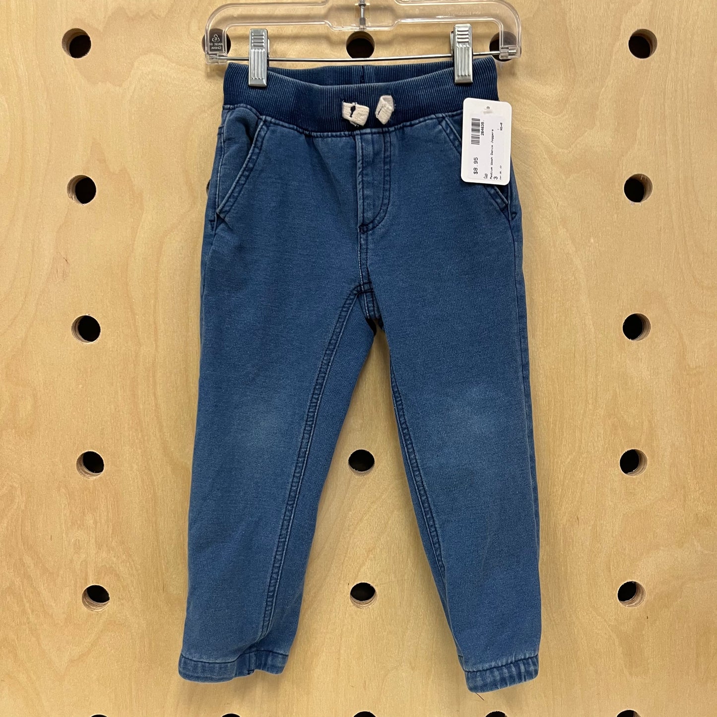 Medium Wash Denim Joggers