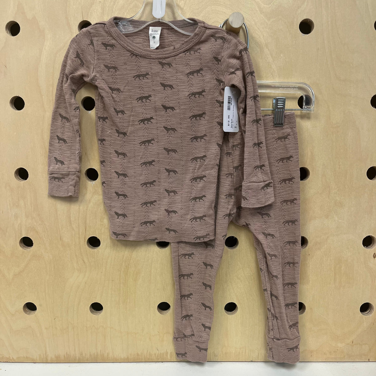 Brown Wolf Organic Pajamas