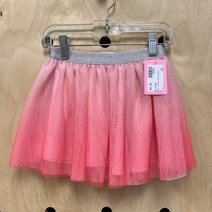 Pink + Silver Tulle Skirt