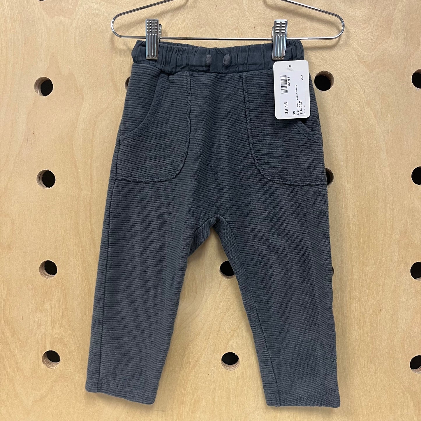 Grey Combination Pants