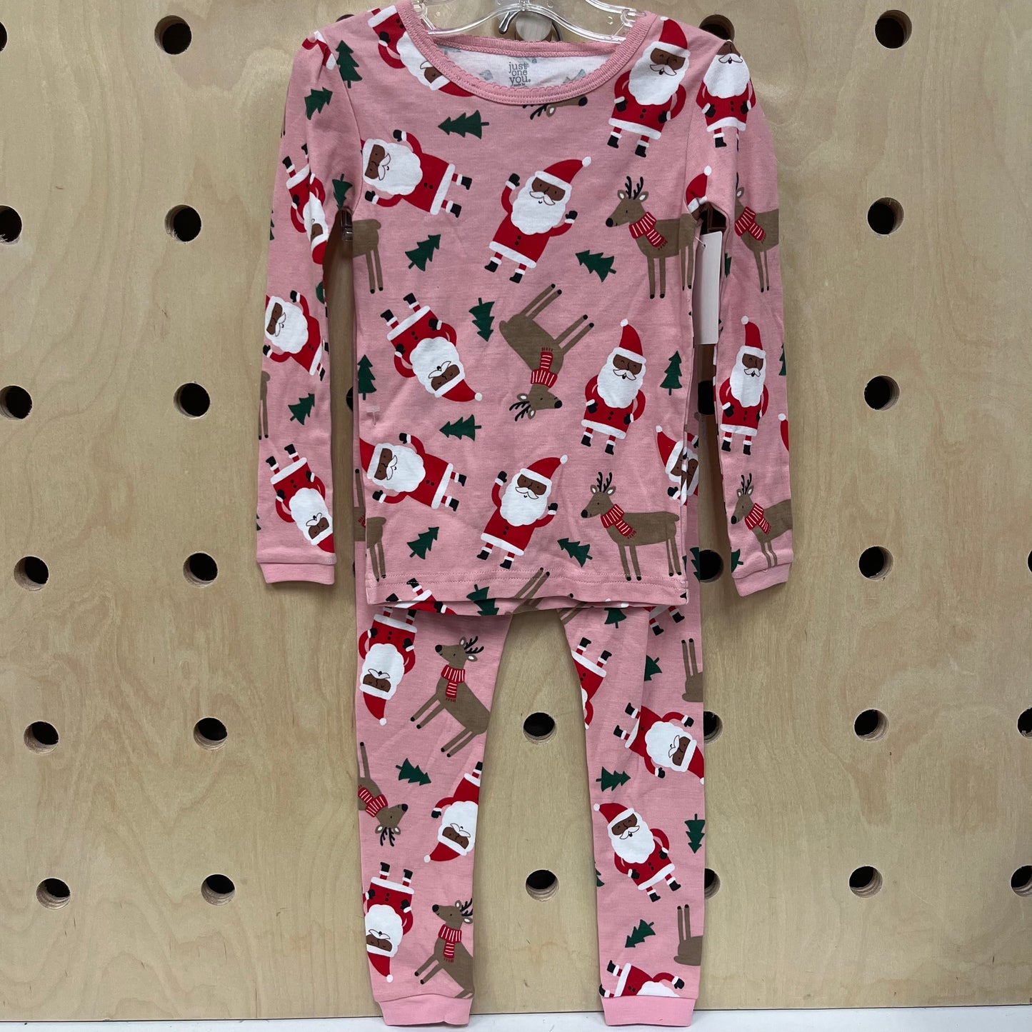 Pink Santa Jammies NEW