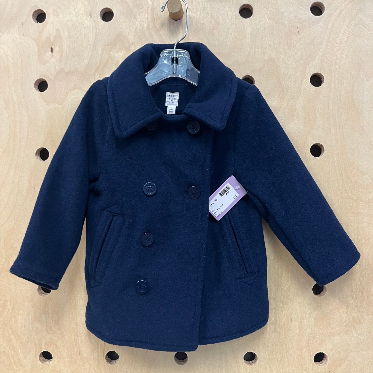 Blue Pea Coat