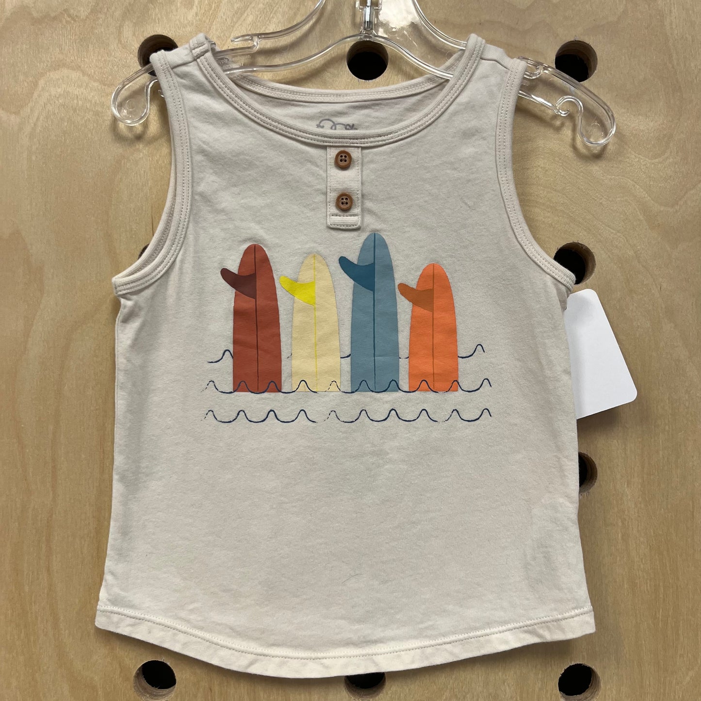 Cream Surfboard Tank