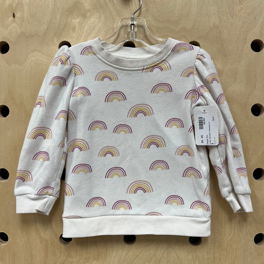 Cream Rainbow Sweatshirt
