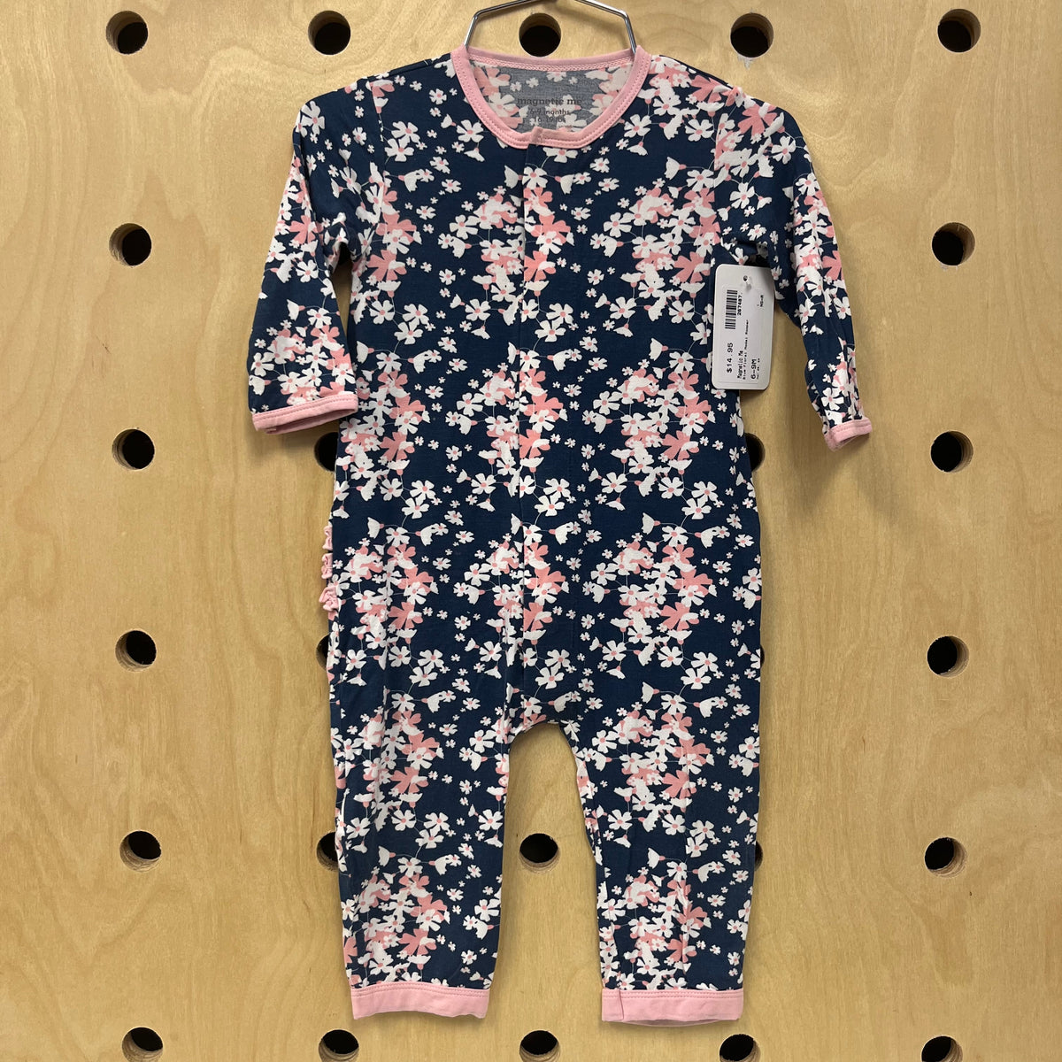 Blue Floral Modal Romper