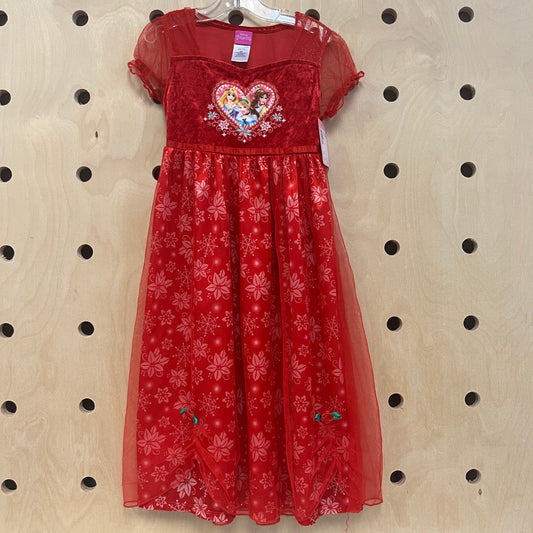 Red Princess Holiday Nightgown