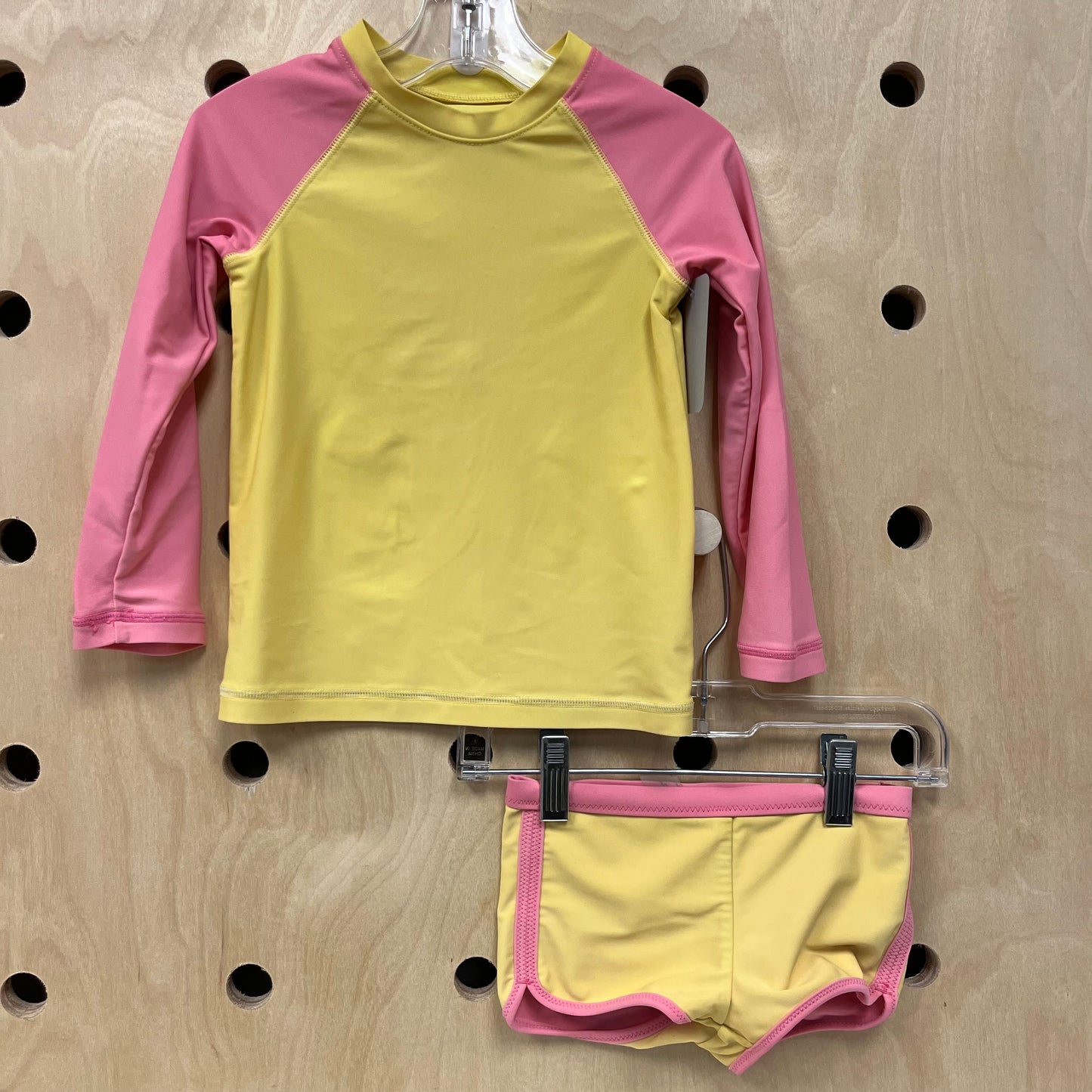Yellow & Pink 2pc. Swimsuit