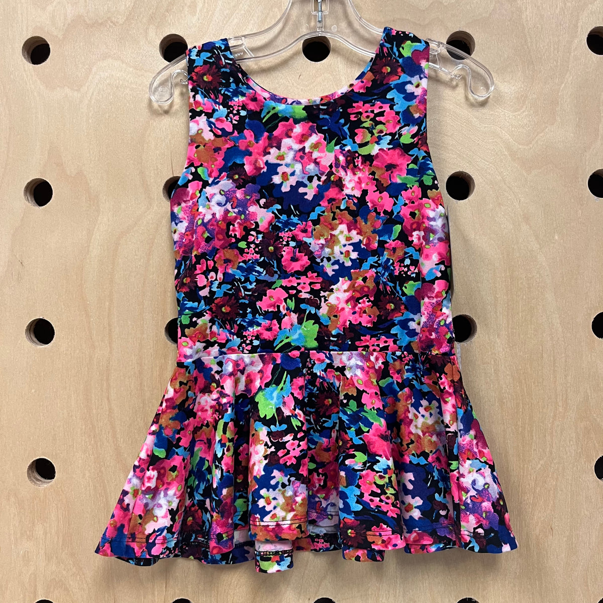 Black Floral Tank