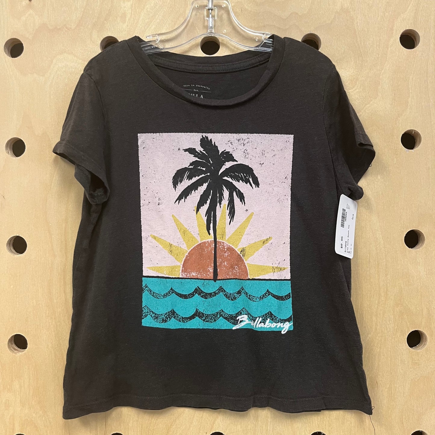 Grey Sunny Beach Tee