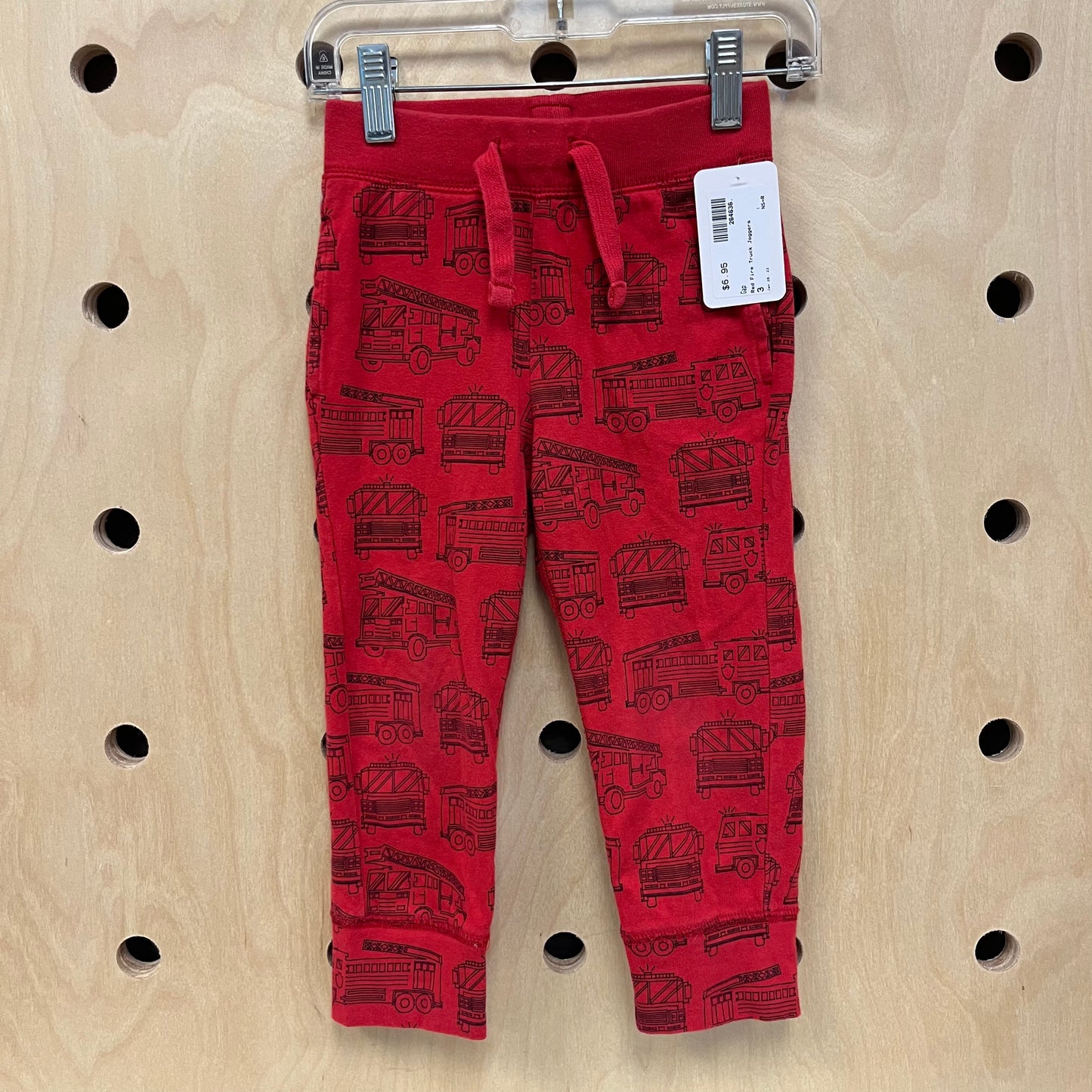 Red Fire Truck Joggers