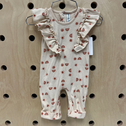 Cream Sunshine Romper