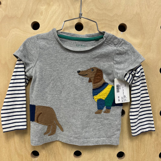 Dauschoud LS Applique Tee