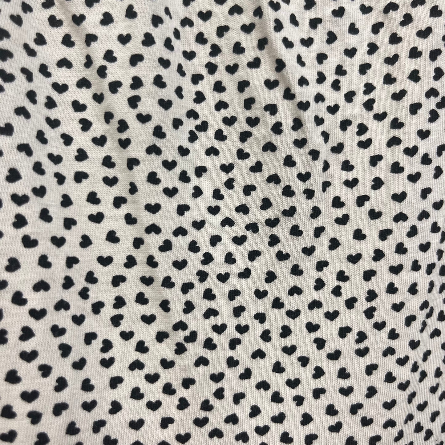 Cream + Black Hearts Dress