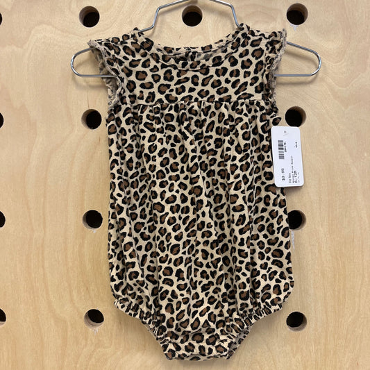 Animal Print Romper